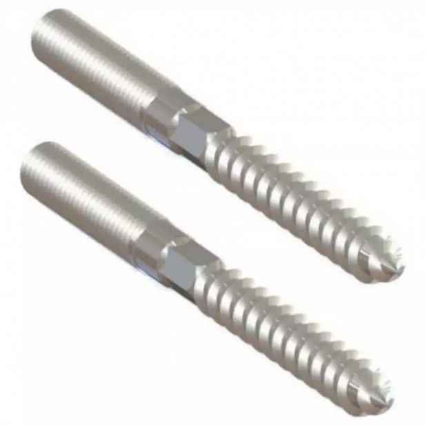 Skrutka dvojzávitová L80mm M8x30mm z nerezové oceli