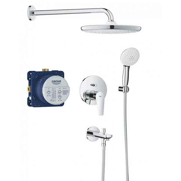 Sprchový systém Grohe BauEdge včetně podomítkového tělesa chrom 25291000