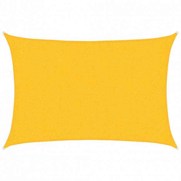 vidaXL Plachta proti slunci 160 g/m² obdélník žlutá 2 x 2,5 m HDPE