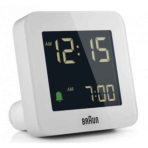 Elektronický Budík Braun BC09W Alarm Zdřímnutí