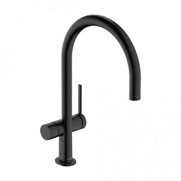 Hansgrohe Talis dřezová baterie s uzavíracím ventilem kartáčovaný černý chrom 72805340