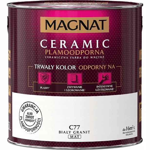 Barva Magnat Ceramic 2,5L C77 Bílá Granitová