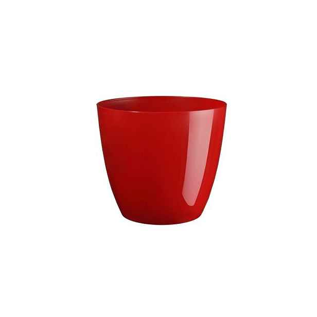 obal d13cm ELLA červená lesklá vánoční, plast