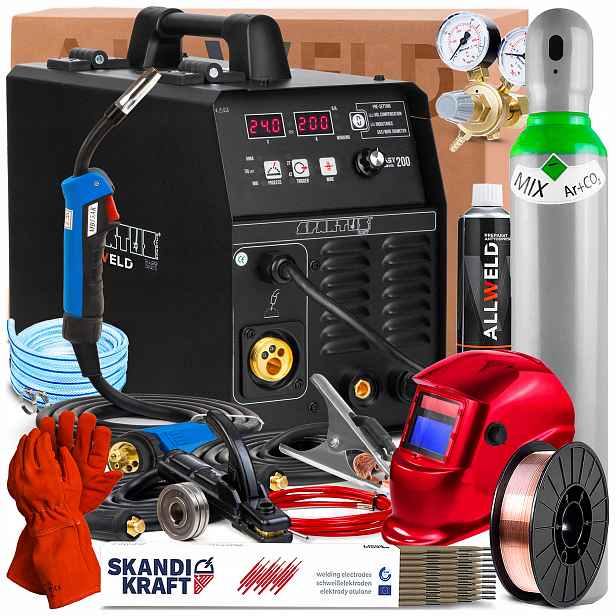 Spartus Easymig 200 230V 200A Tig Lift Synergie Lutosvařování Igbt