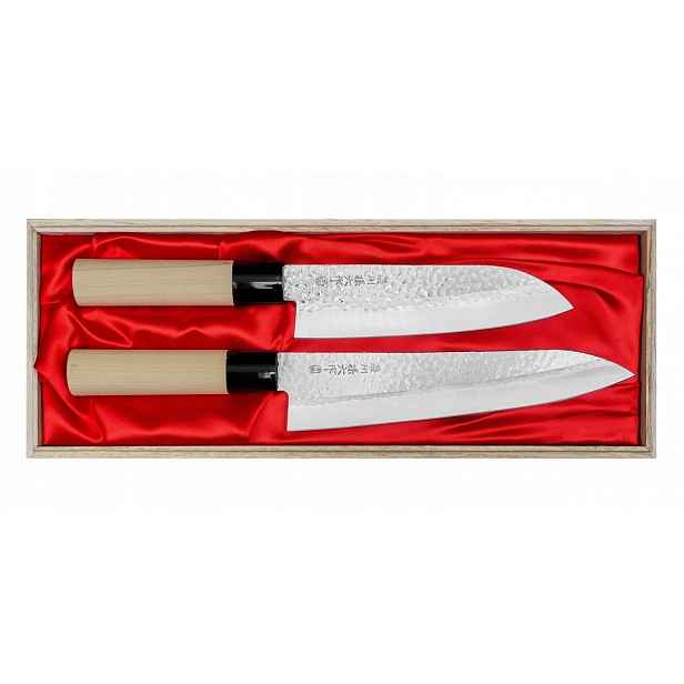 Satake Magaroku Saku Sada 2 nožů pro šéfa Santoku