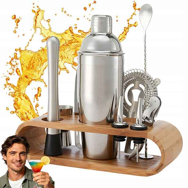 Profesionální Barmanská Sada Na Koktejlové Nápoje 20V1 Shaker Dárek