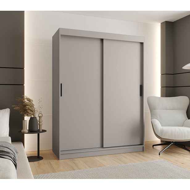 Šatní skříň Abi Rubino T Rozměry: 150 cm, Barva korpusu + barva dveří: Kašmír