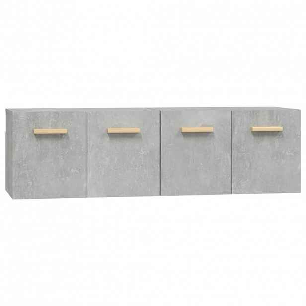 vidaXL Nástěnné skříňky 2 ks betonově šedé 60x36,5x35 cm kompozit