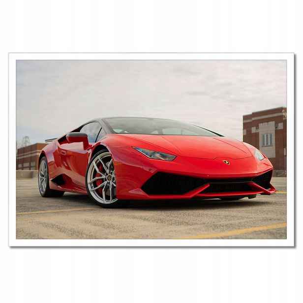 Plakáty v rámu 60x40 Červené Ferrari