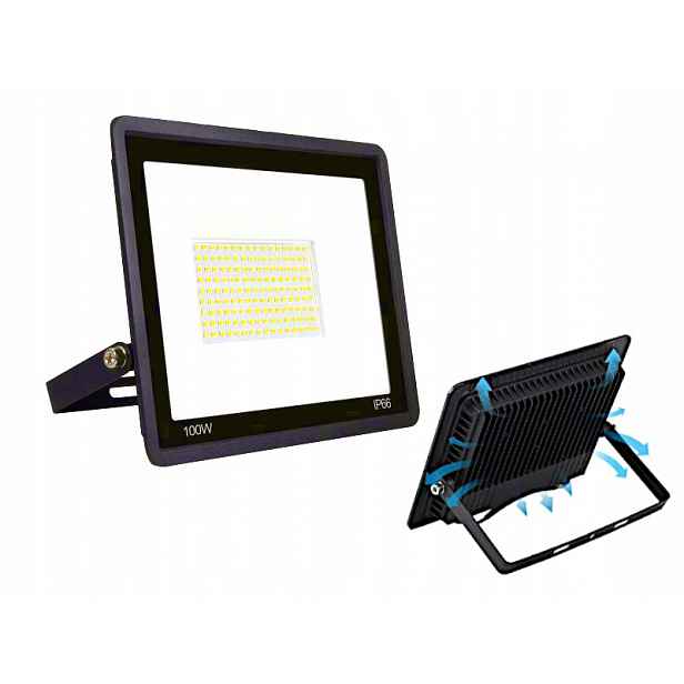 Halogenový venkovní Led reflektor na zeď 100 W