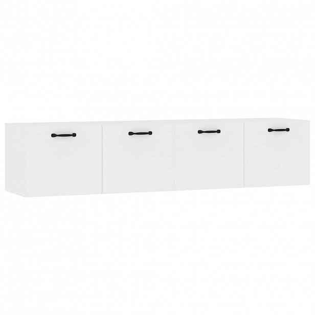 vidaXL Nástěnné skříňky 2 ks bílé 60x36,5x35 cm kompozitní dřevo