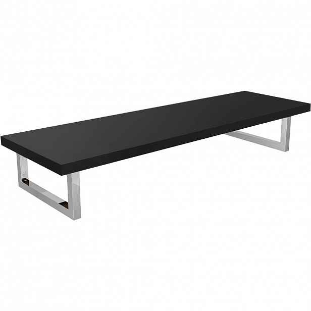 Deska pod umyvadlo Navira Pro + 2 konzole pod desku - černá matná - 100x3,6x46 cm - 606072