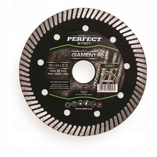 kotouč diamantový 125mm Turbo Stalco