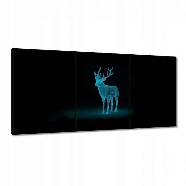 Obrazy 120x60 Tyrkysový jelen