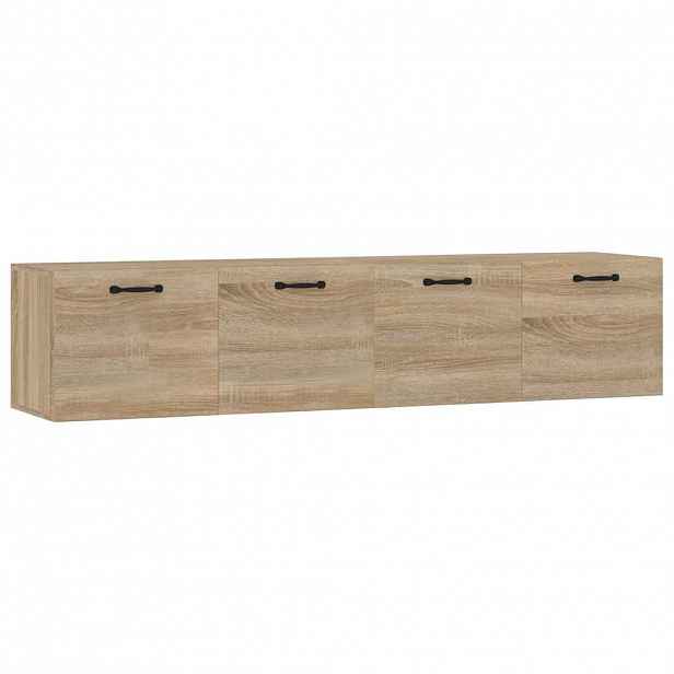 vidaXL Nástěnné skříňky 2 ks dub sonoma 60 x 36,5 x 35 cm kompozit