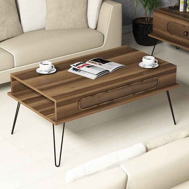 Konferenční stolek Ekol - Walnut