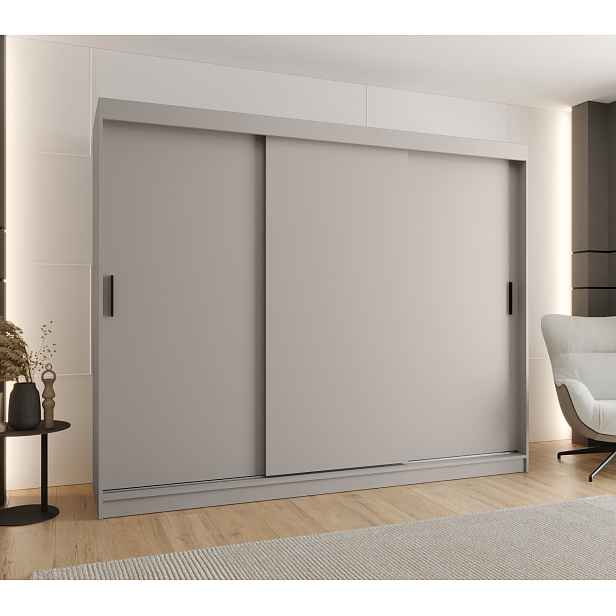 Šatní skříň Abi Rubino T Rozměry: 250 cm, Barva korpusu + barva dveří: Kašmír