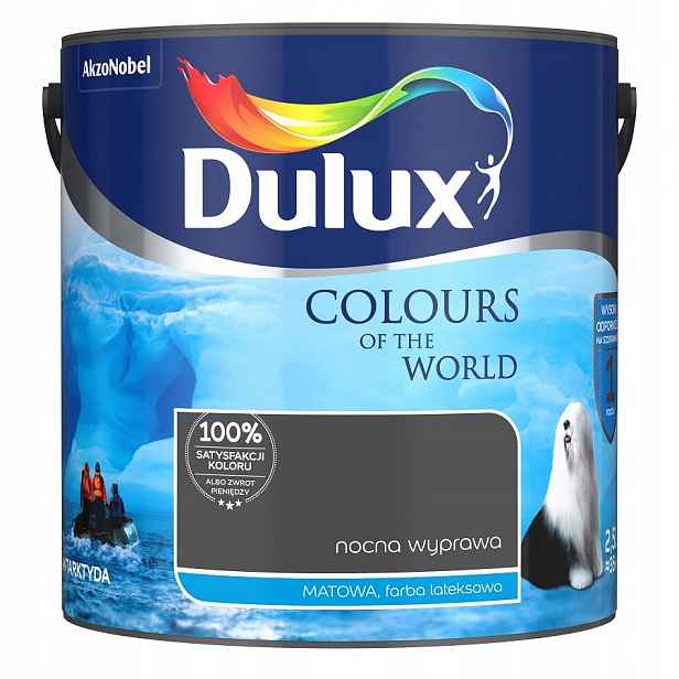Dulux Barvy světa barva na stěnu Noční výlet mat 2,5L