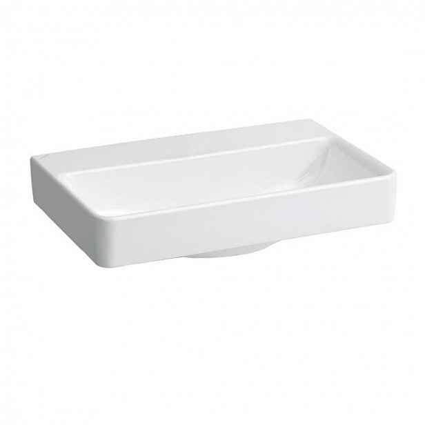 Laufen Pro S - Umyvadlo Compact, 60x38 cm, bez otvoru pro baterii, bez přepadu, s LCC, bílá H8179594001421
