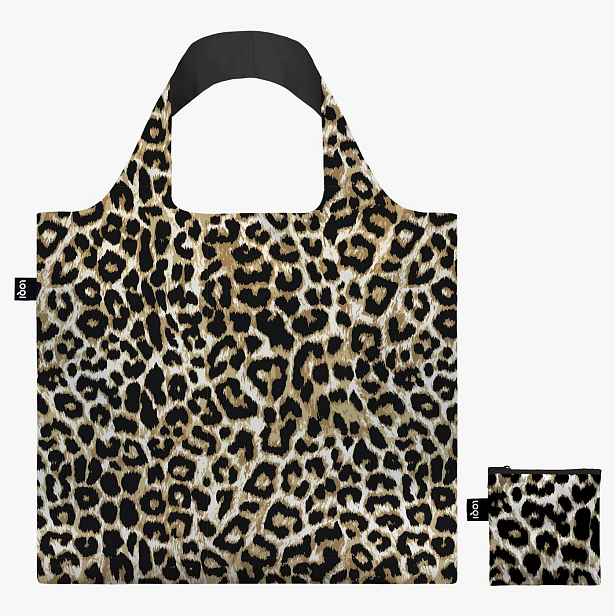 Skládací nákupní taška LOQI LEOPARD Dusk
