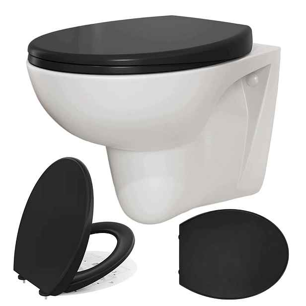 Wc Sedátko S Pomalým Sklápěním Duroplast S Odnímatelnou Univerzální Vlnou Bedee