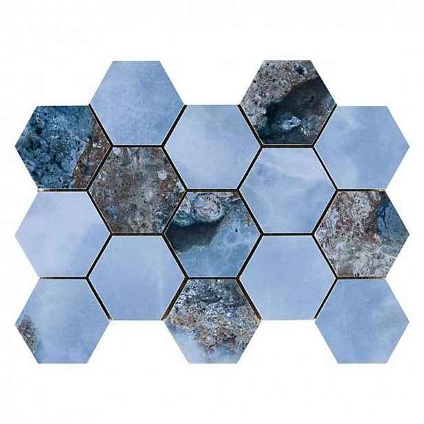 EBS Danae - Hexagon 22,5x32,5 cm, lesklý navi HDAN3222NV