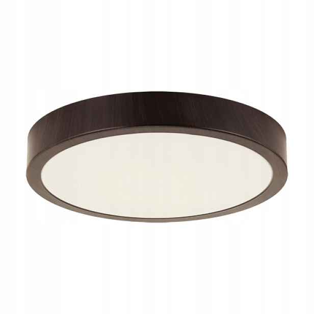 Stropní Svítidlo koupelnová lampa 18W imitace dřeva wenge dekorativní lampa