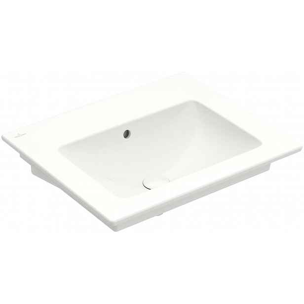 Villeroy & Boch Venticello - Umyvadlo 65x50 cm, s přepadem, bez otvoru pro baterii, alpská bílá 41246701