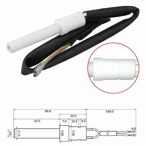 Zapalovač Kipi ohřívač pelet 230W keramický