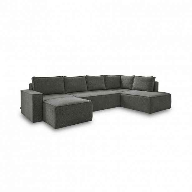MID.YOU SEDACÍ SOUPRAVA, textil, tmavě šedá
