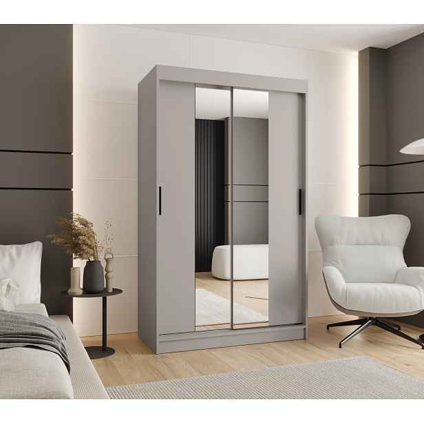 Šatní skříň Abi Rubino T1 Rozměry: 120 cm, Barva korpusu + barva dveří: Kašmír
