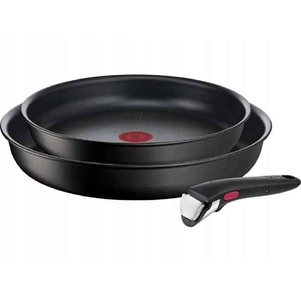 Tefal 3dílná sada pánví 24/28 cm 1 odnímatelná rukojeť Ingenio Eco Resist