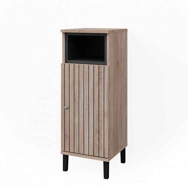 Vicco STŘEDNÍ SKŘÍŇKA Aquis Sonoma 30 x 81.8 cm s dvířky a otevřenou přihrádkou