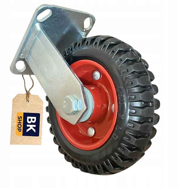 Kolečko 160 mm Pevná kolová sada fi160 150 kg, černá guma, kuličkové ložisko