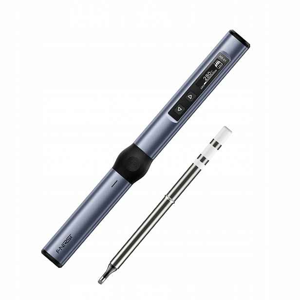 Fnirsi HS-01 inteligentní elektrická páječka, modrá