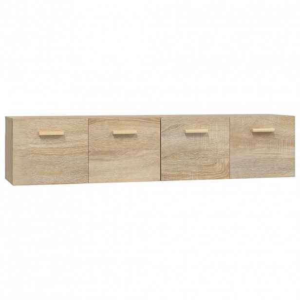 vidaXL Nástěnné skříňky 2 ks dub sonoma 80x35x36,5 cm kompozitní dřevo
