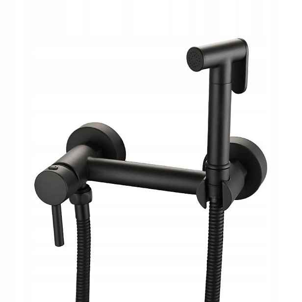 Bidetta komplet černý mat ASTO15 cm bidet IntimSpa