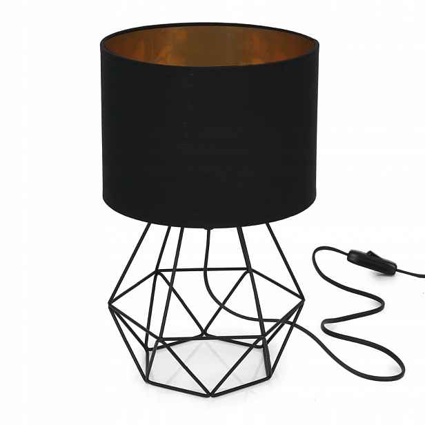 Lampa Noční Lampa Stolní Lampa Na Stůl Stínidlo Velur Moderní Led E27 Polsko