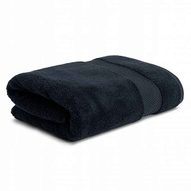 Ručník Opulence 70x130 černý z egyptské bavlny 600 g/m2 Nefretete