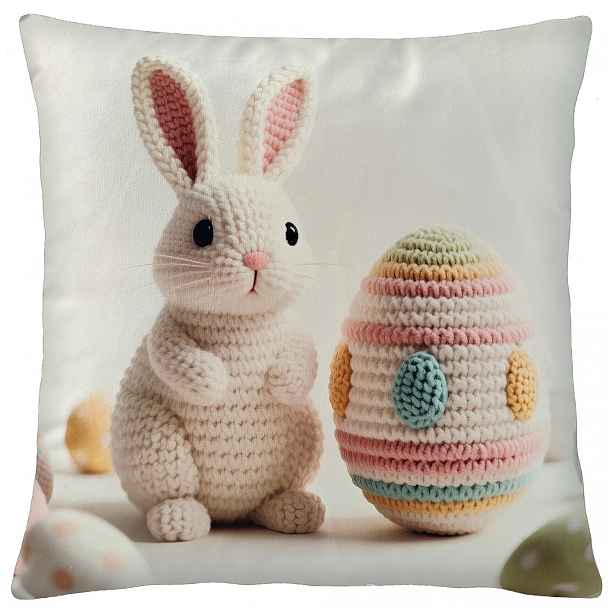Velikonoční povlak na polštář BUNNY AMI III. 40x40 cm Mybesthome