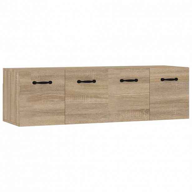 vidaXL Nástěnné skříňky 2 ks dub sonoma 80x35x36,5 cm kompozitní dřevo