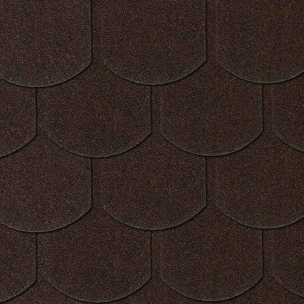 Asfaltový Šindel Karpiówka Bronzová 1 Ks 0,16 M2, 1 Opk. 3,85 M2