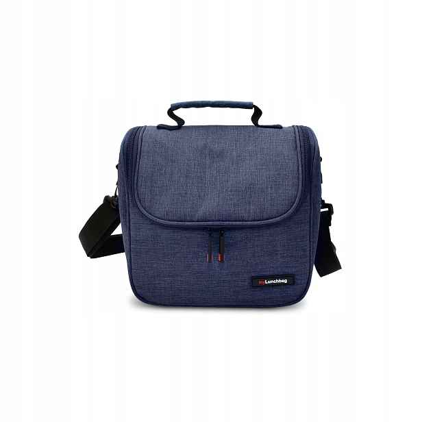 Obědová termotaška LunchBag modrý melír
