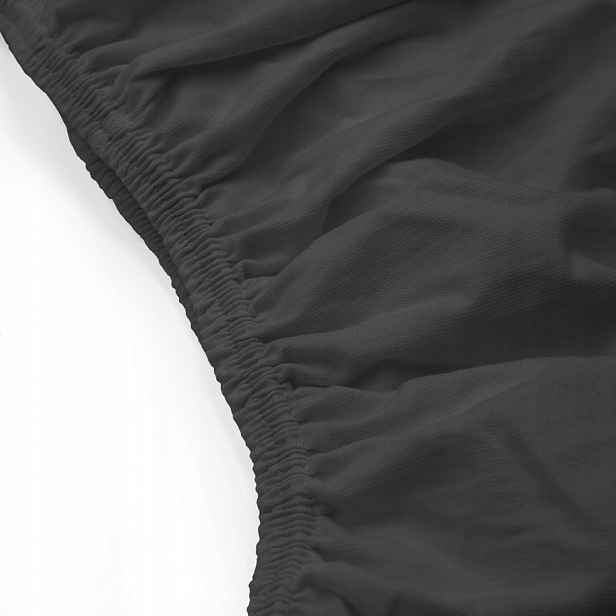 Prostěradlo Jersey Elastan 200X220 Černé