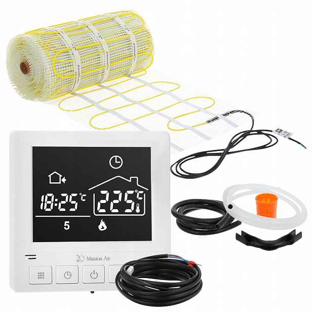 Set podlahového vytápění vyhřívací podložka 160 W/m² 8 m²