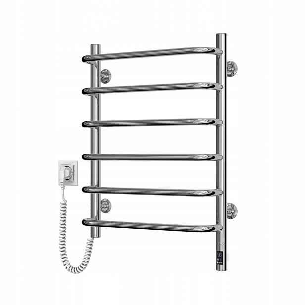Elektrický koupelnový radiátor Symphonia Sensor 480х600 Nerezový, levý
