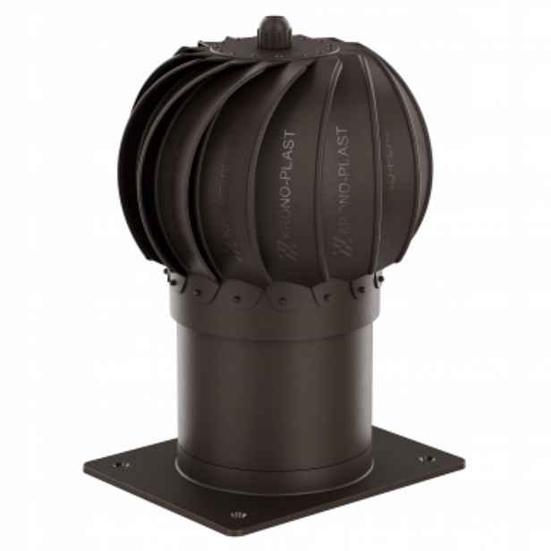 Komínová vložka Otočná Do Ventilace s krysou 150 Tmavě Hnědá 8019