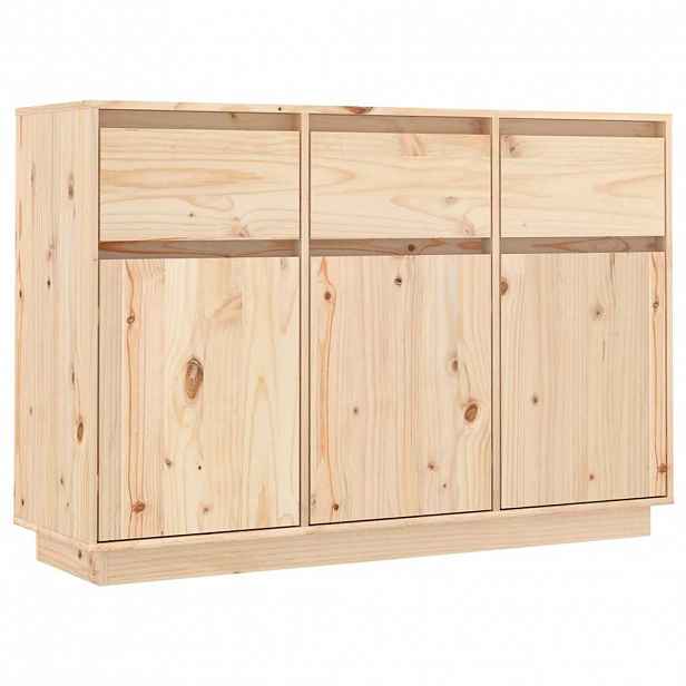 vidaXL Příborník 111 x 36 x 75 cm masivní borové dřevo
