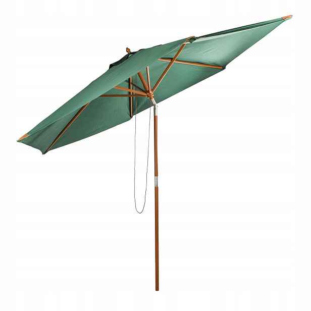 Dřevěný slunečník s Uv 50+, 300 cm