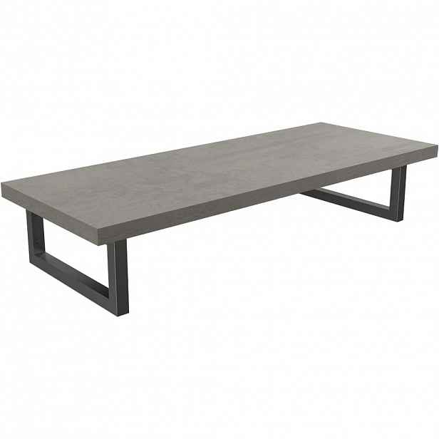 Deska pod umyvadlo Navira Pro + podpěrná konzole - betonově šedá - 70x3,6x46 cm - 6061166